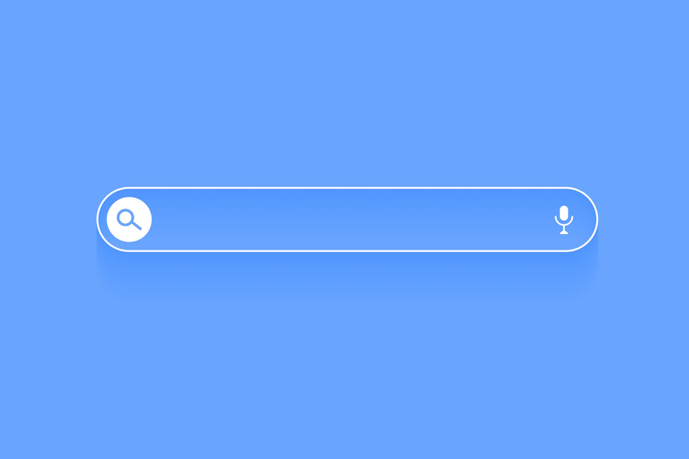 empty text box on a plain background